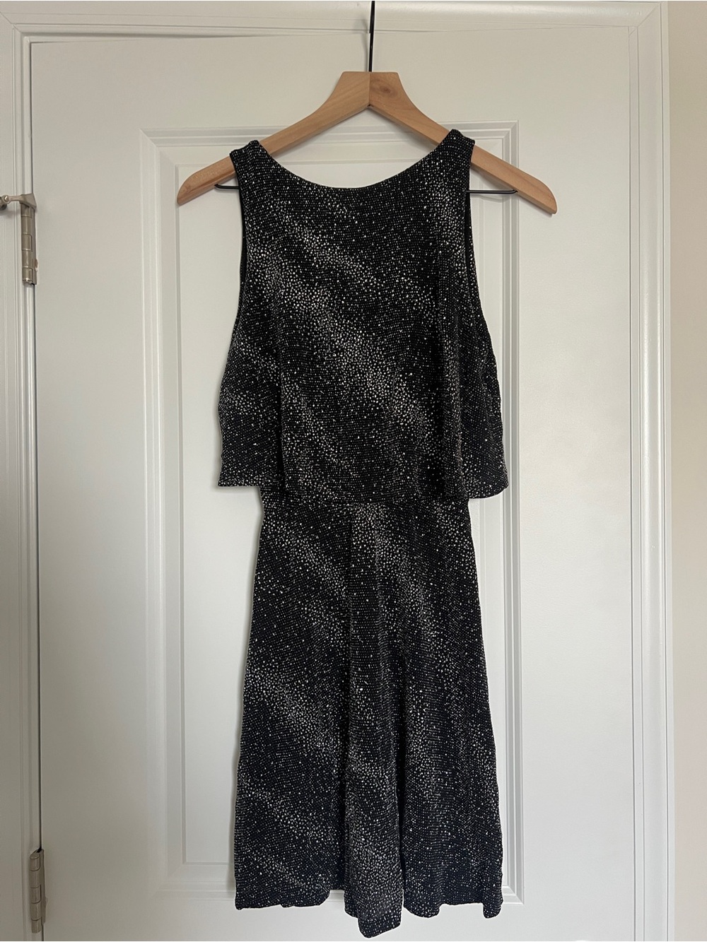 Oh My Love Black Sparkle Evening Dress